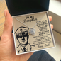 Police Dad To My Daughter Necklace Soldier From Dad for Daughter, Military Daughter necklace from Dad