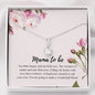 Light Life Anniversary Necklace Mom to Be Gift, Pregnancy Gift Necklace, New Mom, Expectant Mother, Pregnant Friend in 14K White Gold Finish Gifts for Men, Women on X-mas, Brithday ASIN: B08K35HT4G