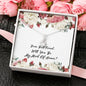 Will You Be My Maid of Honor Silver Necklace Gift with Message Card for Maid of Honor Proposal, Maid of Honor Proposal Box Necklace for Women Wedding Xmas/Brithday, On Christmas