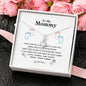 First Time Mom Pregnancy Gift, Necklace with Message Card, Baby Bump Gifts, Gift for New Mom, New Mom Gift Jewelry, New Mommy Gift Idea Gifts Christmas, on Birthday Luxury Necklace