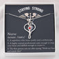 Wonderful Gift Nurse Gift, Nurse Graduation Gift, Stethoscope Necklace With Message Card, Nurse Appreciation Gift, Funny Nurse Definition Gift, Caduceus 23 on Brithday, Vacation, Christmas Gifts VIGIF