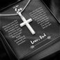 NECKLACE-SON-DUCVIN040121-02 When You Wear This Necklace, Father to Son Cross Necklace, Father Son Necklace, Birthday Gifts for Son from Dad, Gifts Necklace for Son from Dad Xmas