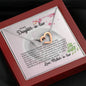 Gifts to My Daughter in Law Joined Hearts Necklace, Gift for Daughter in Law, Welcoming Daughter in Law Into Family, Daughter in Law Jewelry Birthday ASIN: B08HSJVM6B