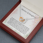 Mother Daughter Necklace Gifts Mother Daughter Couple Love Heart Empty Connection Necklaces Linked Interlocking Infinity Circles Cute Jewelry Gift Mother's Day Birthday Gift Standard Box ASIN: B09VC1S1HK