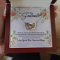 Quote To My Soulmate When I Say I Love You More To My Girlfriend My Future Wife Interlocking Hearts Pendant Necklace Wedding Day, Gift For Daughter Gifts Birthday, on Christmas Luxury necklace