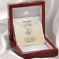 Necklace Gifts Love Knot Pendant Necklace, to My Bridesmaid, I Can't Say I Do Without You, Bridesmaid Proposal Include Standard Box Gifts Birthday, on Christmas Silver Luxury Necklace