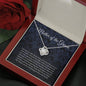 Meaningfull Love Knot, Mother Of The Groom Gift Necklace, Wedding Gift, Bridal Party, Rehearsal Dinner, Man Of My Dreams, Parent Of Groom, Gift From include Standard Box Wedding Day, Gift For Daughter