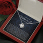 Meaningfull Love Knot Necklace, To My Mother in Law On My Wedding Day, Mother In Law Gift From Bride, Future Mother In Law Necklace, Mother Of The include Standard Box Wedding Day, Gift For Daughter G
