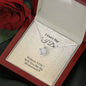 Necklace Gifts Love Knot Pendant Necklace, to My Bridesmaid, I Can't Say I Do Without You, Bridesmaid Proposal Include Standard Box Gifts Birthday, on Christmas Silver Luxury Necklace