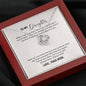 Meaningfull Personalized To my Daughter Necklace for Her Valentines Birthday Gift Love Knot Necklace for Women with Message Card include Standard Box Wedding Day, Gift For Daughter Gifts Christmas, on