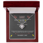 Fathers Day Gifts for Mens Cuban Link Chain Necklace for Dad for Boyfriend Sliver Gold Stainless Steel on Birthday, Father's Day