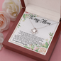 Special gifts for Mom Necklace for Mothers Day Gift Love Double Heart Connected Chain Light Luxury Mother Daughter Necklace Gifts Mother Daughter Couple Love Heart Empty Connection Necklaces Linked Interlocking on Mother's Day