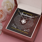 Emily Personalized to My Smokin’ Hot Soulmate the Day I Met You My Life Changed Love Knot Pendant Necklace