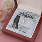 VIGIFSANA Necklace Gifts Wolf from Mom to My Daughter You Can't Withstand The Storm I Am The Storm Infinity Heart Pendant Necklace Gifts Birthday, on Christmas Silver Luxury Necklace ASIN: B08VRMV34X