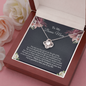 Bonus Mom Necklace, Love Knot Necklace, Jewelry To Mom, Women Bonus Mom Gift, Mother's Day Gift for Step Mom, Stepmother Necklace, Second Mom,Adoptive Mom, Foster Mom Gift, Birthday Stepmom ll1