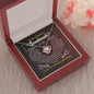 Emily Personalized to My Smokin’ Hot Soulmate the Day I Met You My Life Changed Love Knot Pendant Necklace