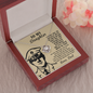 Police Dad To My Daughter Necklace Soldier From Dad for Daughter, Military Daughter necklace from Dad