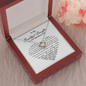 To My Daughter On Her Wedding Day Necklace, to Bride from Mum, Daughter's Wedding Day Necklace, Wedding Card for Daughter Custom Nghề nghiệp