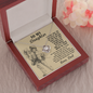 Firefighter From Dad To My Daughter Necklace