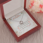 Bonus Daughter I Didn’t Give You The Gift Of Life Life Gave Me The Gift Of You Stepdaughter Love Knot Necklace