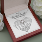 To My Daughter On Her Wedding Day Necklace, to Bride from Mum, Daughter's Wedding Day Necklace, Wedding Card for Daughter Custom Nghề nghiệp