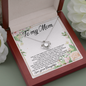 Special gifts for Mom Necklace for Mothers Day Gift Love Double Heart Connected Chain Light Luxury Mother Daughter Necklace Gifts Mother Daughter Couple Love Heart Empty Connection Necklaces Linked Interlocking on Mother's Day