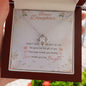 Bonus Daughter I Didn’t Give You The Gift Of Life Life Gave Me The Gift Of You Stepdaughter Love Knot Necklace