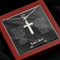 NECKLACE-SON-DUCVIN040121-02 When You Wear This Necklace, Father to Son Cross Necklace, Father Son Necklace, Birthday Gifts for Son from Dad, Gifts Necklace for Son from Dad Xmas