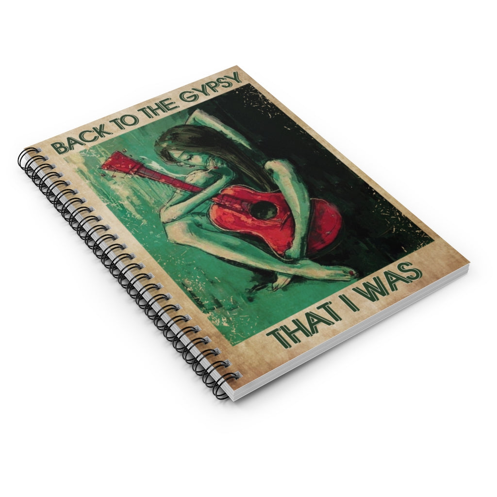 Spiral Notebook to My Daughter Back to The Gypsy That I was Fleetwood Mac Notebook Art, Woman Man's, Gifts for Her Him, Gifts for Man, Gifts for Woman Ruled Line