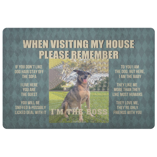 I’M THE BOSS 113-7960696-1193036 26x18 mat