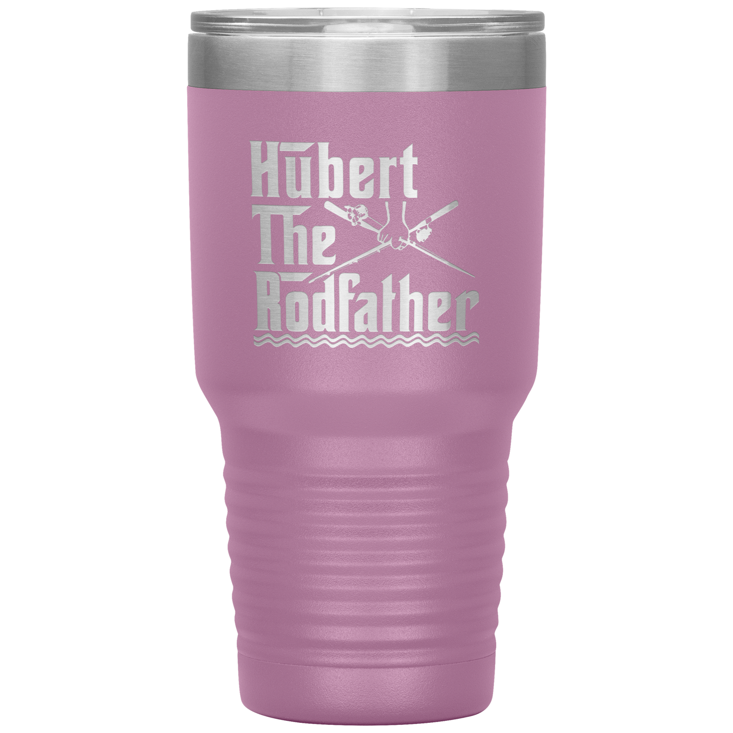 Hubert the Rodfather Sweet quote Personalized Fishing Tumbler For Dad The Rodfather Travel Mug Fathers Day Gift from Daughter or Son 30oz Stainless Steel Laser Etched Gifts Birthday, On Christmas Cool Color 1 ASIN: B08FDJQGZ8