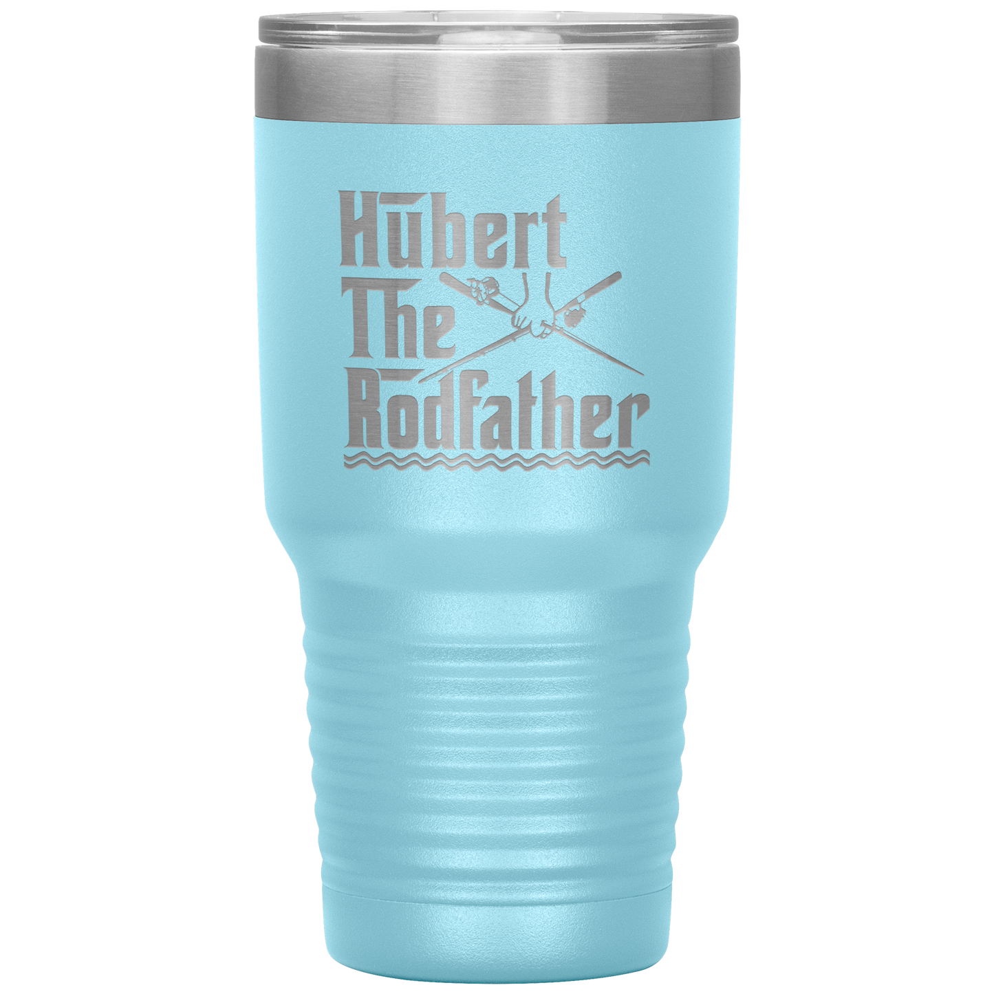 Hubert the Rodfather Sweet quote Personalized Fishing Tumbler For Dad The Rodfather Travel Mug Fathers Day Gift from Daughter or Son 30oz Stainless Steel Laser Etched Gifts Birthday, On Christmas Cool Color 1 ASIN: B08FDJQGZ8