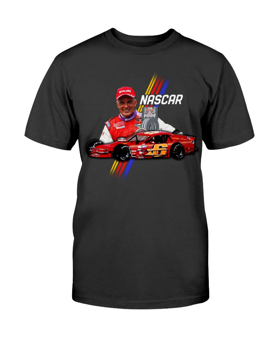 Mike Stefanik Racing X6 Former NASCAR champion Vintage 1996 T-shirt Black Men