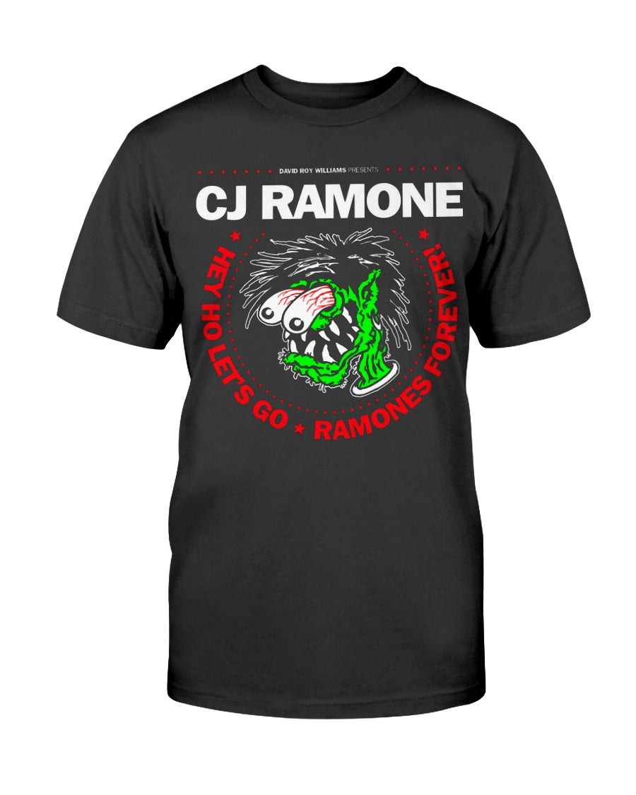 CJ RAMONE ANNOUNCES AUSTRALIAN TOUR Beloved Ramone T-Shirt Black-Navy Women-Men - Black, L