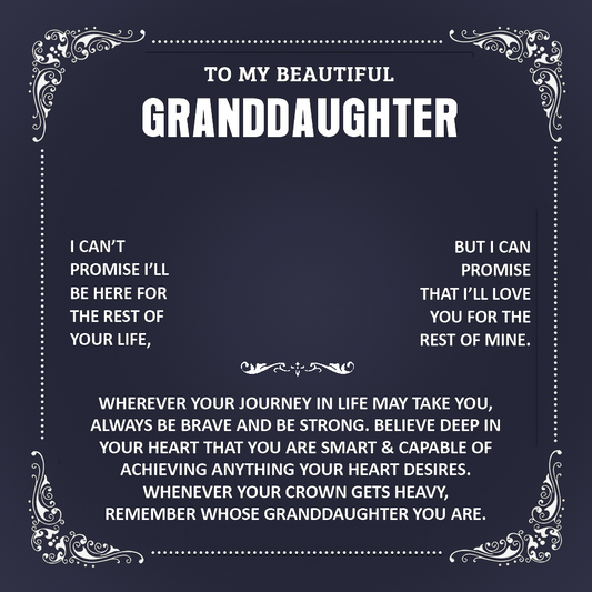 LOVEGiftsForGranddaughter_15 To My Beautiful Granddaughter Necklace - Granddaughter Gifts From Grandpa
