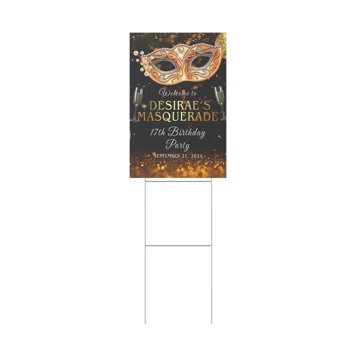Copy of Plastic Yard Sign mockup Masquera