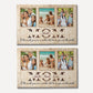Customized Daddy To The World You Are One Person But To Us You Are The World Canvas, Father's Day Gifts For Dad, Grandpa|Custom Photo Poster/Canvas Art