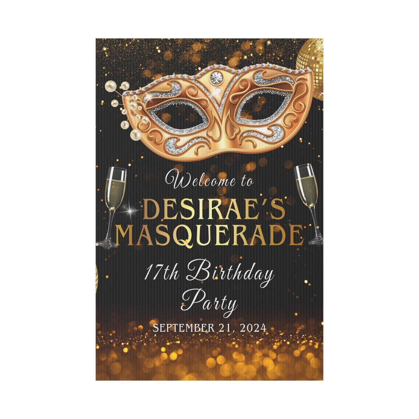 Copy of Plastic Yard Sign mockup Masquera