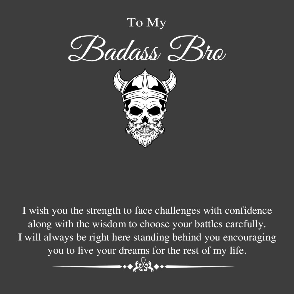 B0BLSQ8QHC Cubanforbrother11082022_25 VIRAGIL Gifts To My Badass Bro I Will Always Be Right Here Link Chain Necklace Gift From Sister Gift From Brother Christmas, Birthday
