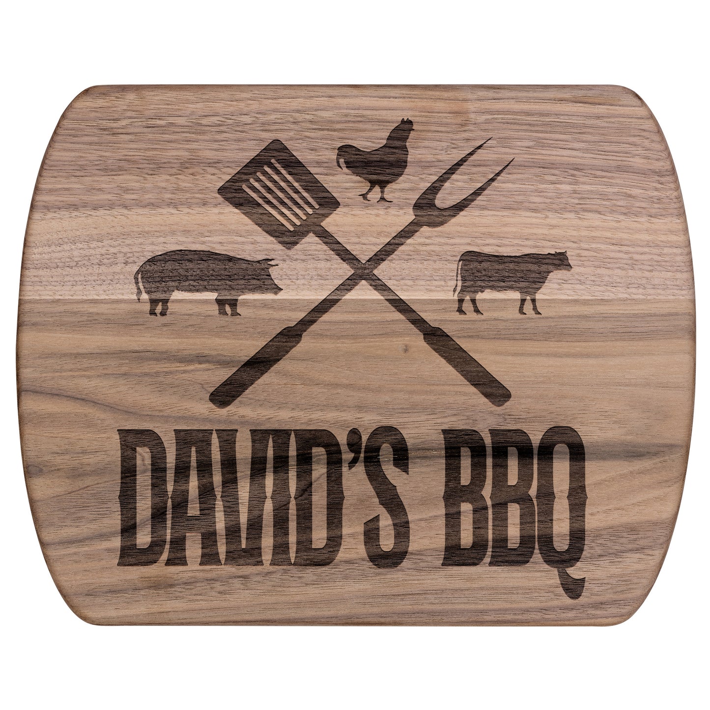 DadBBQ mẫu 7 gà bò lượn Thớt teelaunch version ngang