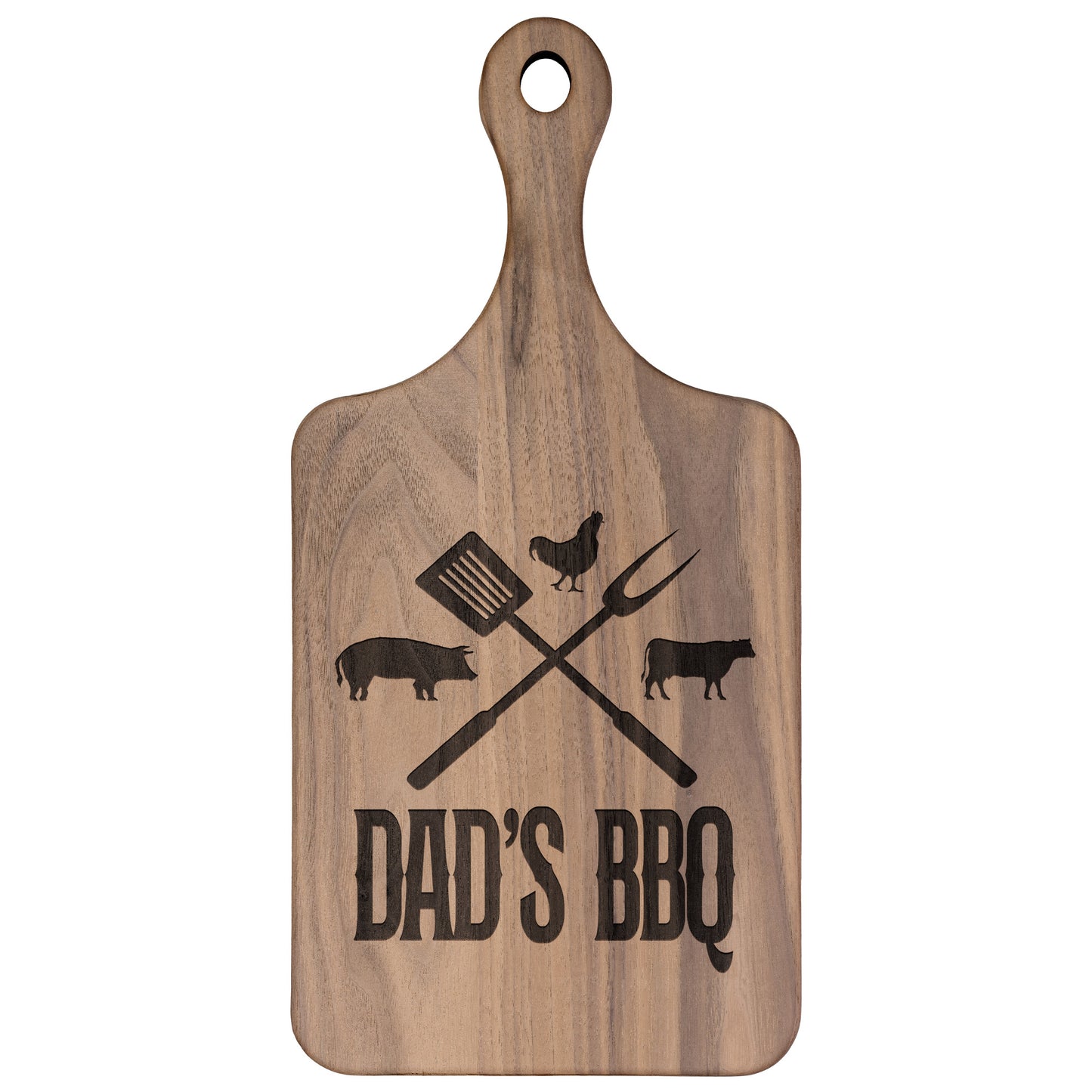 DadBBQ mẫu 7 gà bò lượn Thớt teelaunch version dọc