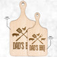 DadBBQ mẫu 7 gà bò lượn Thớt teelaunch version dọc