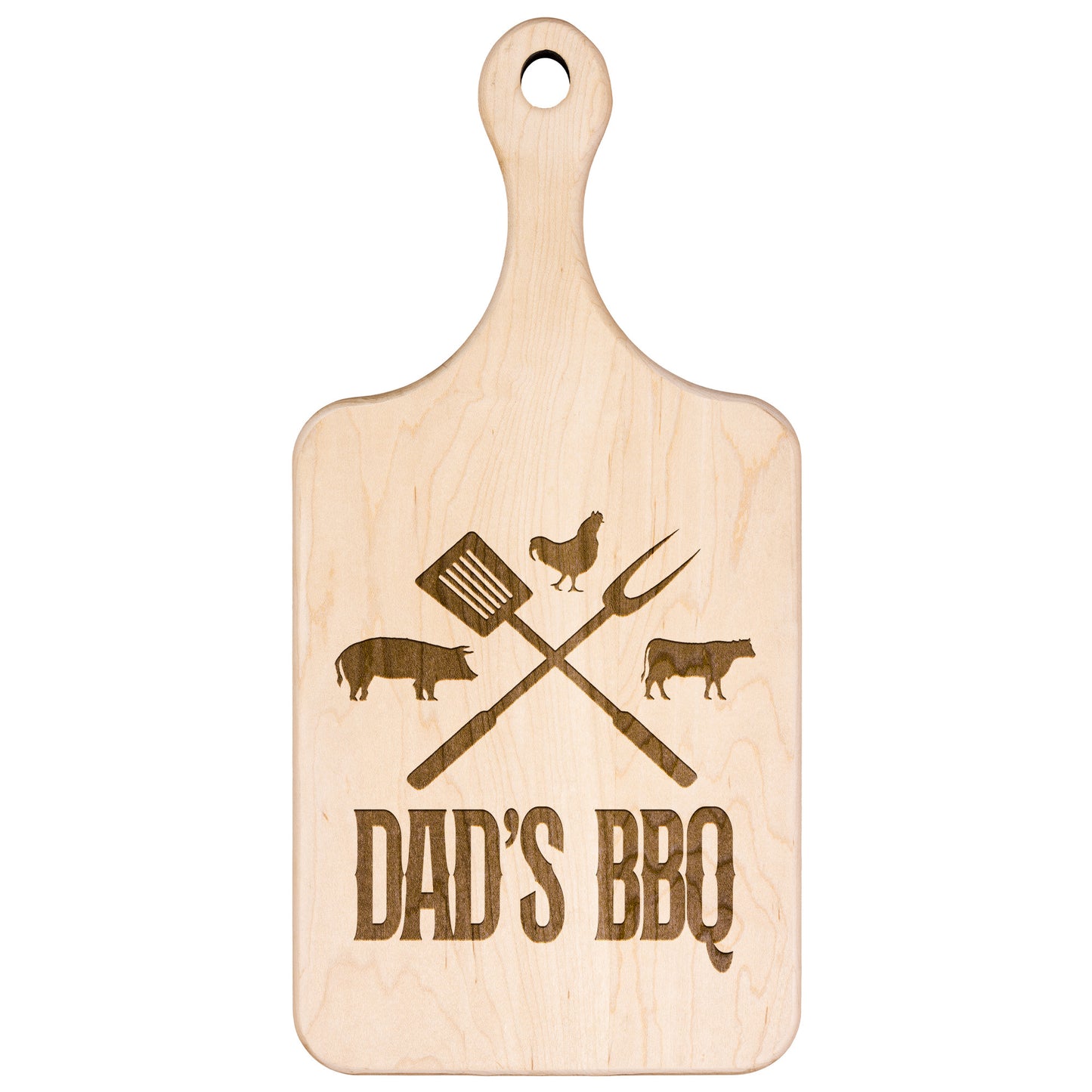 DadBBQ mẫu 7 gà bò lượn Thớt teelaunch version dọc