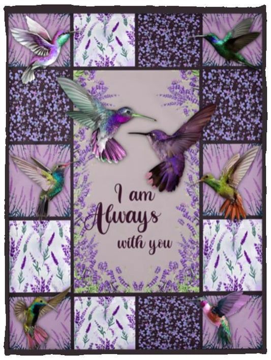 I am Always with you sda VPS Cozy Plush Fleece Blanket - 30x40