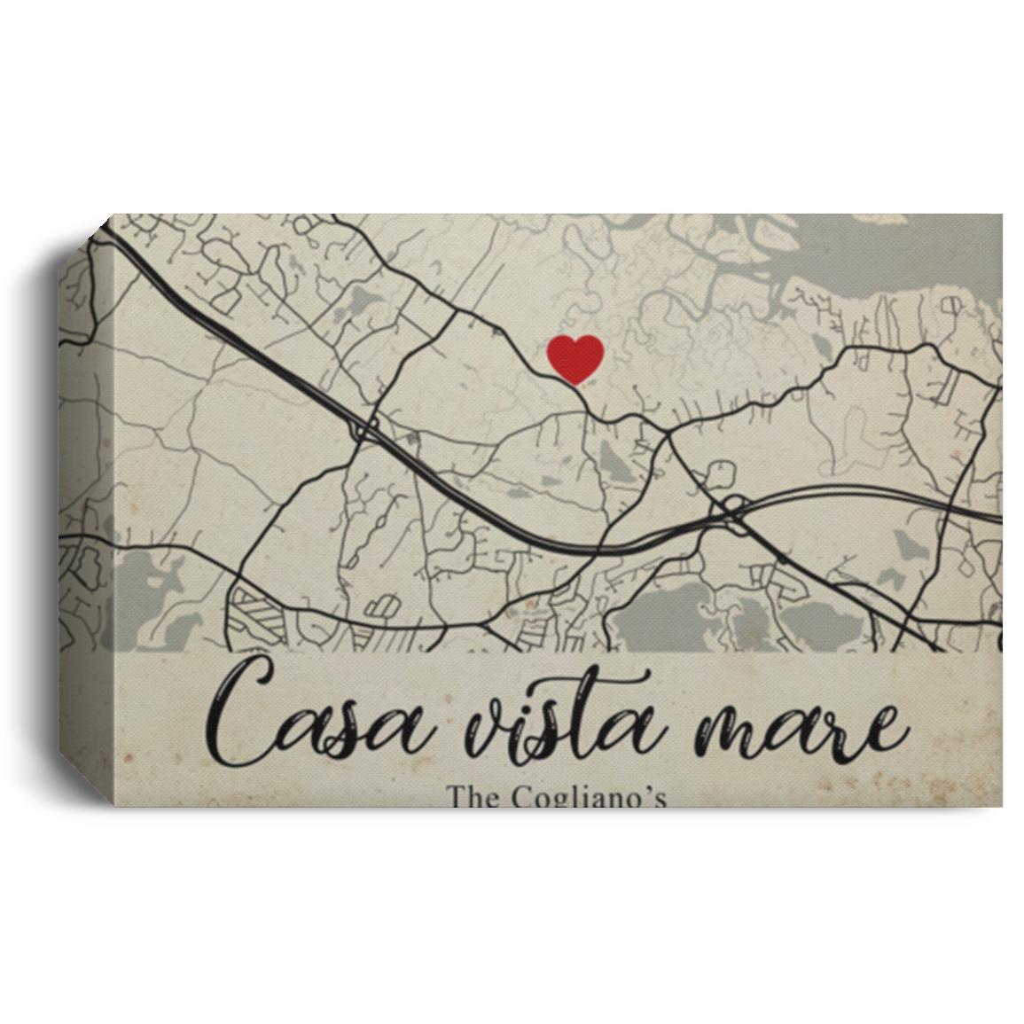 cv2436 Casa vista mare 114-1016517-9652215 CANLA15 Deluxe Landscape Canvas 1.5in Frame