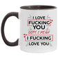 Funny Guy Mugs Speak Your Mind Even If Your Voice Shakes Accent Mug siz Per ASIN B08JGM33ZJ AM11OZ 11 oz. Accent Mug