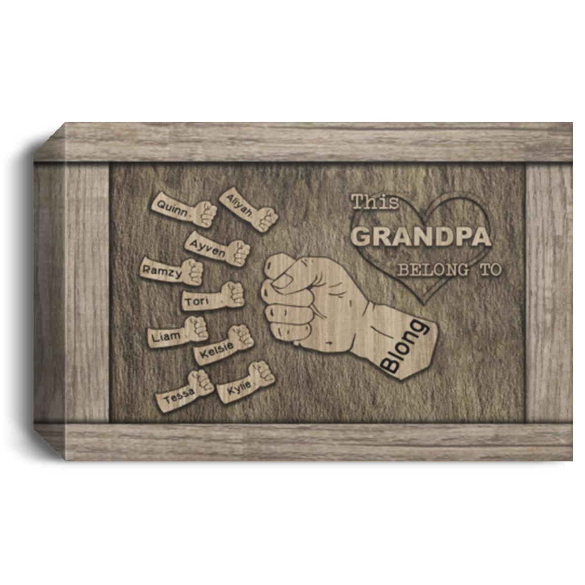 Grandpa cv812 112-4351787-4068209 CANLA15 Deluxe Landscape Canvas 1.5in Frame