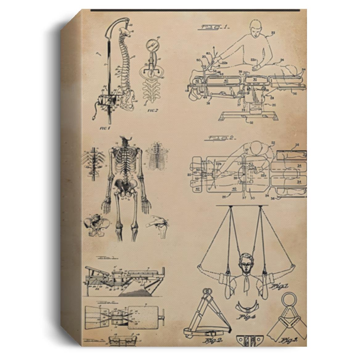 The Bone Healer Framed Canvas CANPO15 Nhunaophainoi6-10_1148 Deluxe Portrait Canvas 1.5in Frame