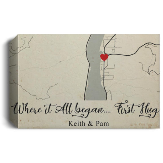 Where it All began.... First Hug 1624 112-0888476-0965043 CANLA15 Deluxe Landscape Canvas 1.5in Frame