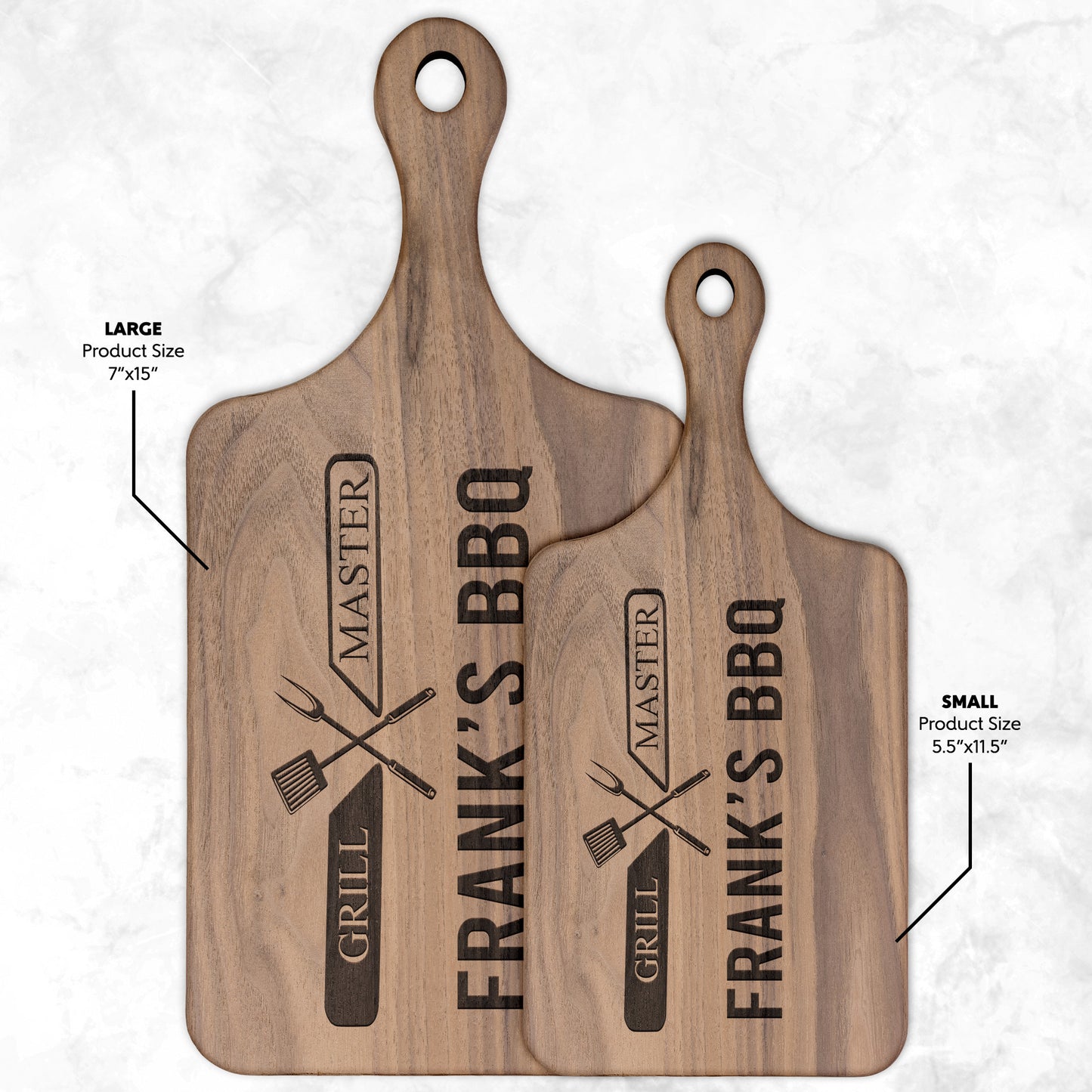 Grill Master BBQ mẫu 6 Thớt teelaunch version dọc